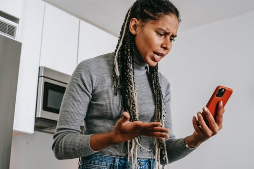 Woman Showing Her Anger