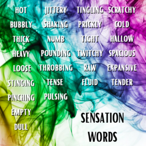 Sensation Words