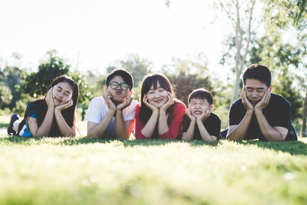 A Happy Family Enjoying With Each Other